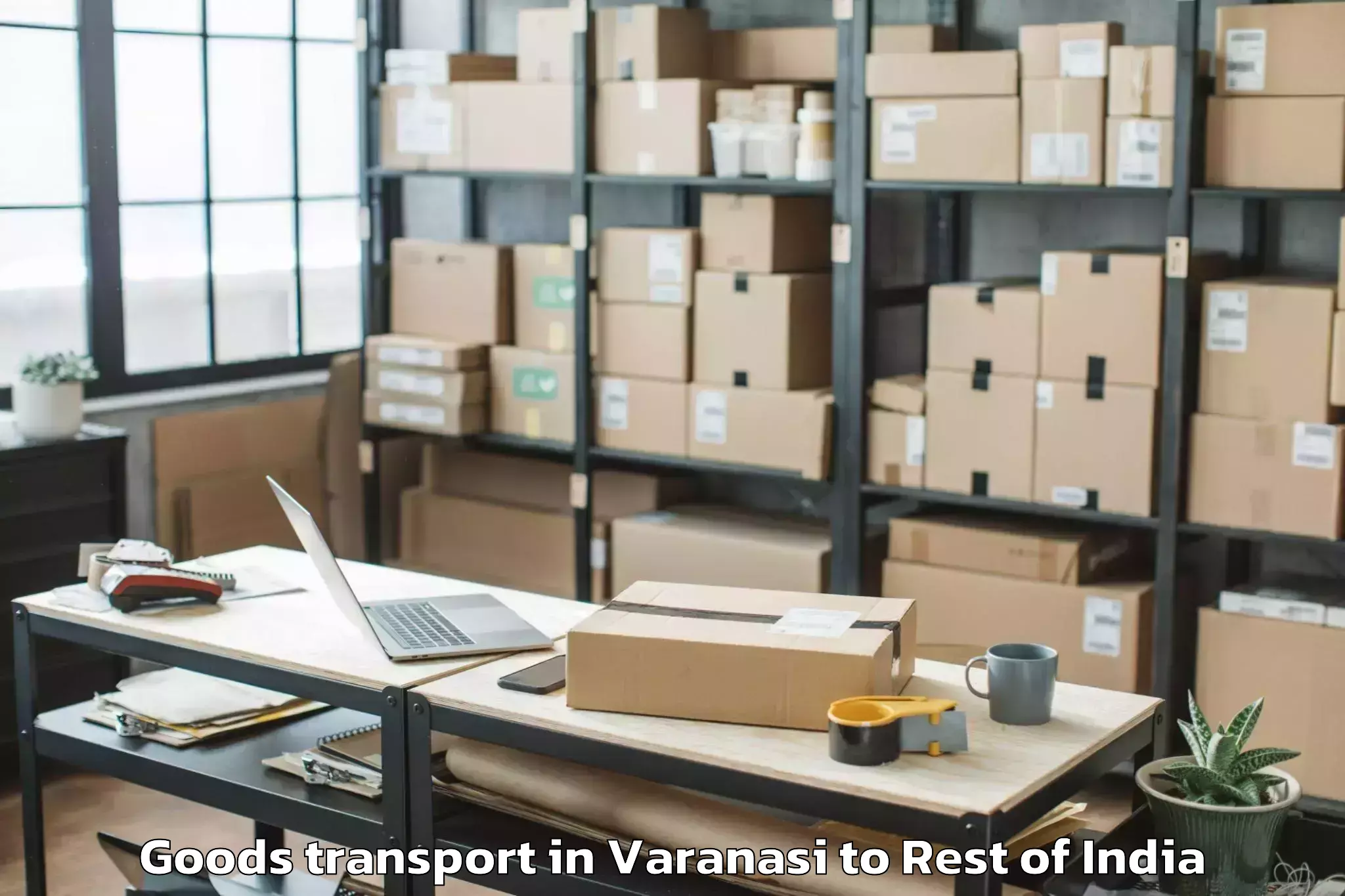 Varanasi to Munipally Goods Transport Booking